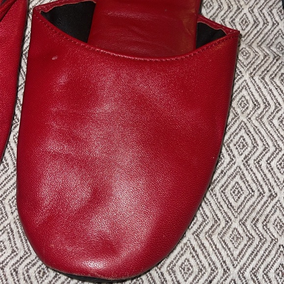 Penhaligon’s Red Leather Slippers - Picture 5 of 7